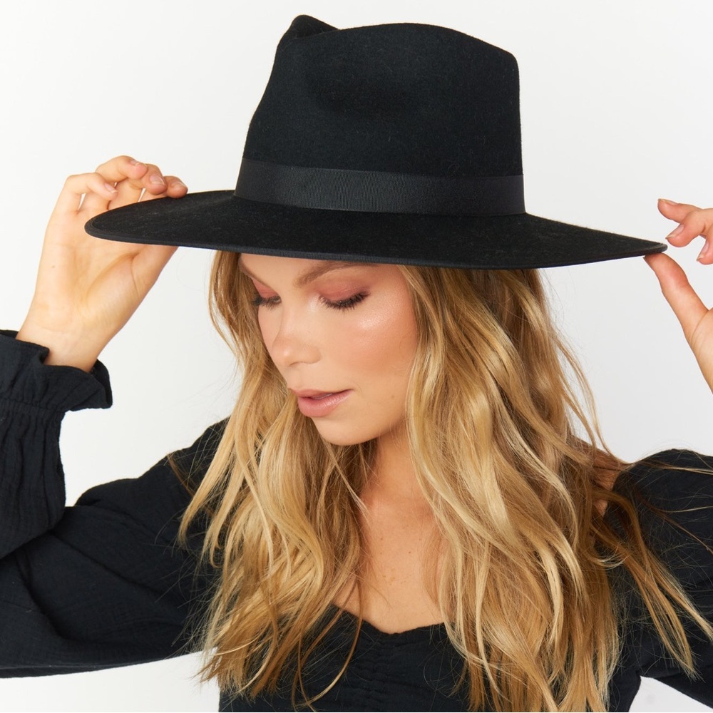 NEW Black Rancher Hat by Lack of Color (S)
